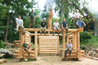 ISBA School -  Building with Logs