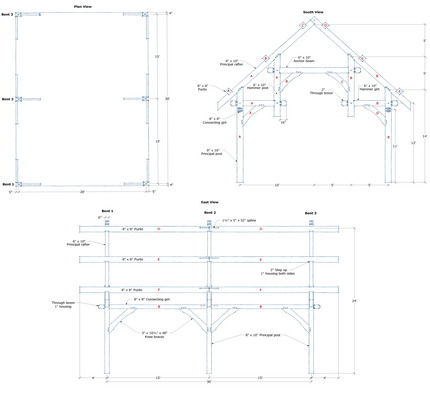 Timber Frame Hammer Bents